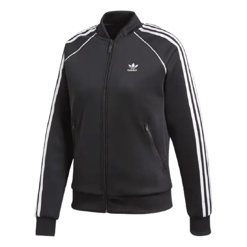 Áo Adidas Women's SST Track Jacket in Black and White CE2392