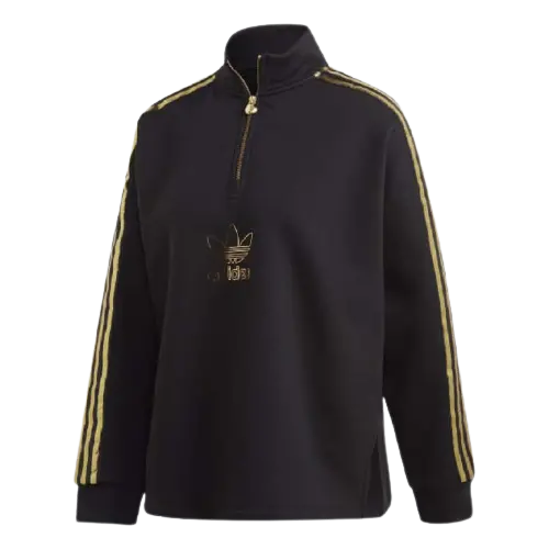 Áo Adidas Quarter-Zip Sweatshirt Black GK1726