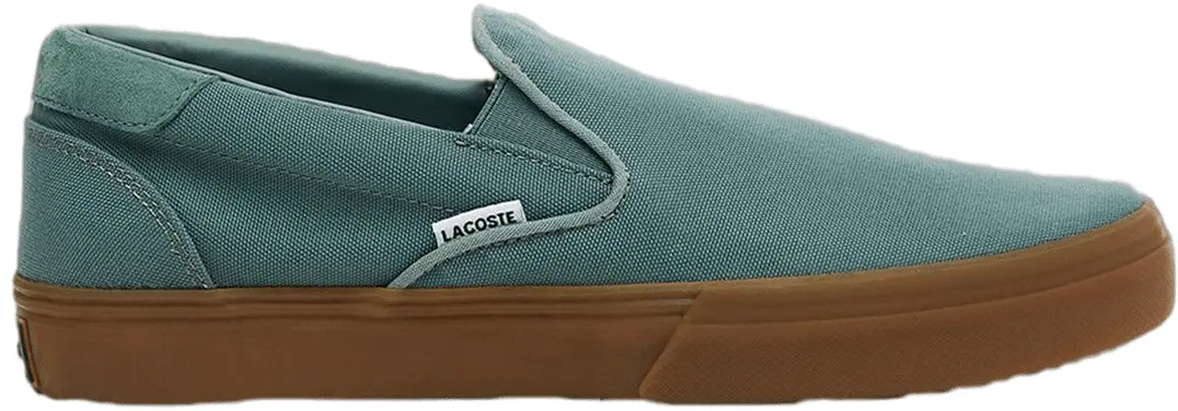 Giày Lacoste Jump Serve Slip Canvas Vulcanised Green Gum 7-42CMA0033AAT