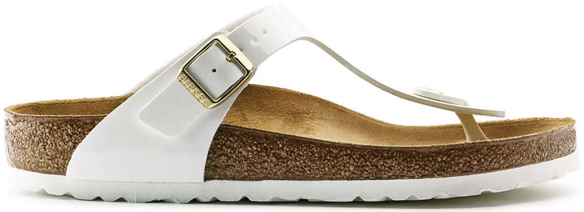 Dép Birkenstock Gizeh 'White Narrow' 1005300