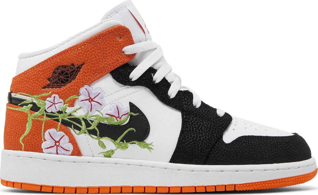 Giày Nike Air Jordan 1 Mid 'Floral' DQ8390-100