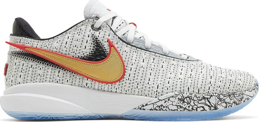 Giày Nike LeBron XX EP 'White Metalic Gold' DJ5422-100
