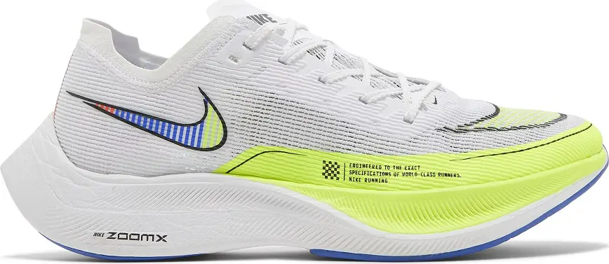 Giày Nike ZoomX Vaporfly Next% 2 'White Volt Racer Blue' CU4111-103