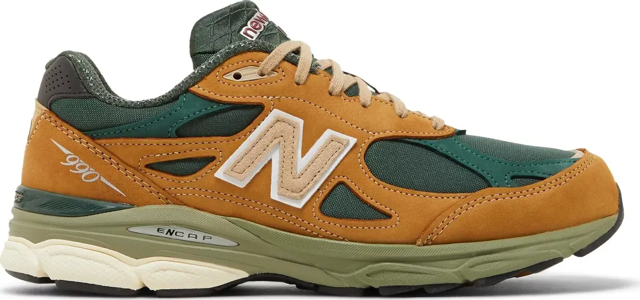 Giày New Balance 990v3 Made in USA x Teddy Santis 'Tan Green' M990WG3