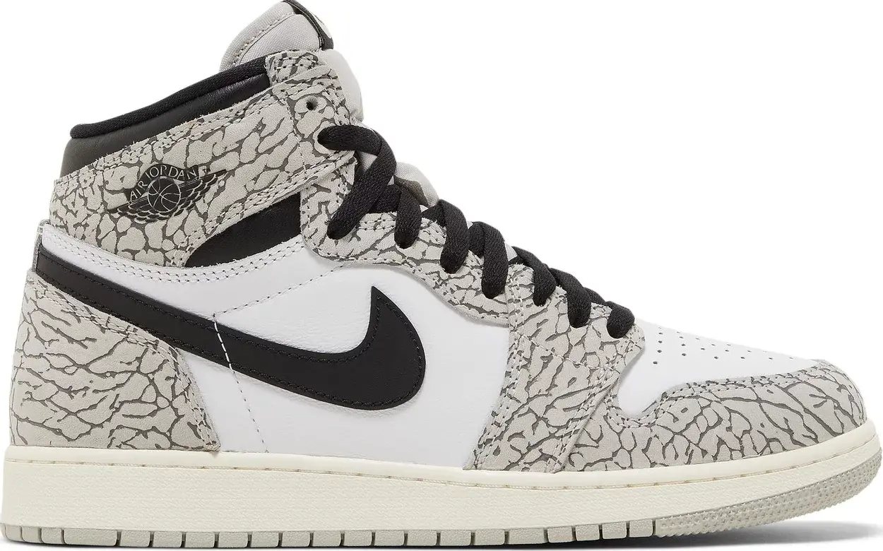 Giày Nike Air Jordan 1 GS Retro High OG 'White Cement' FD1437-052