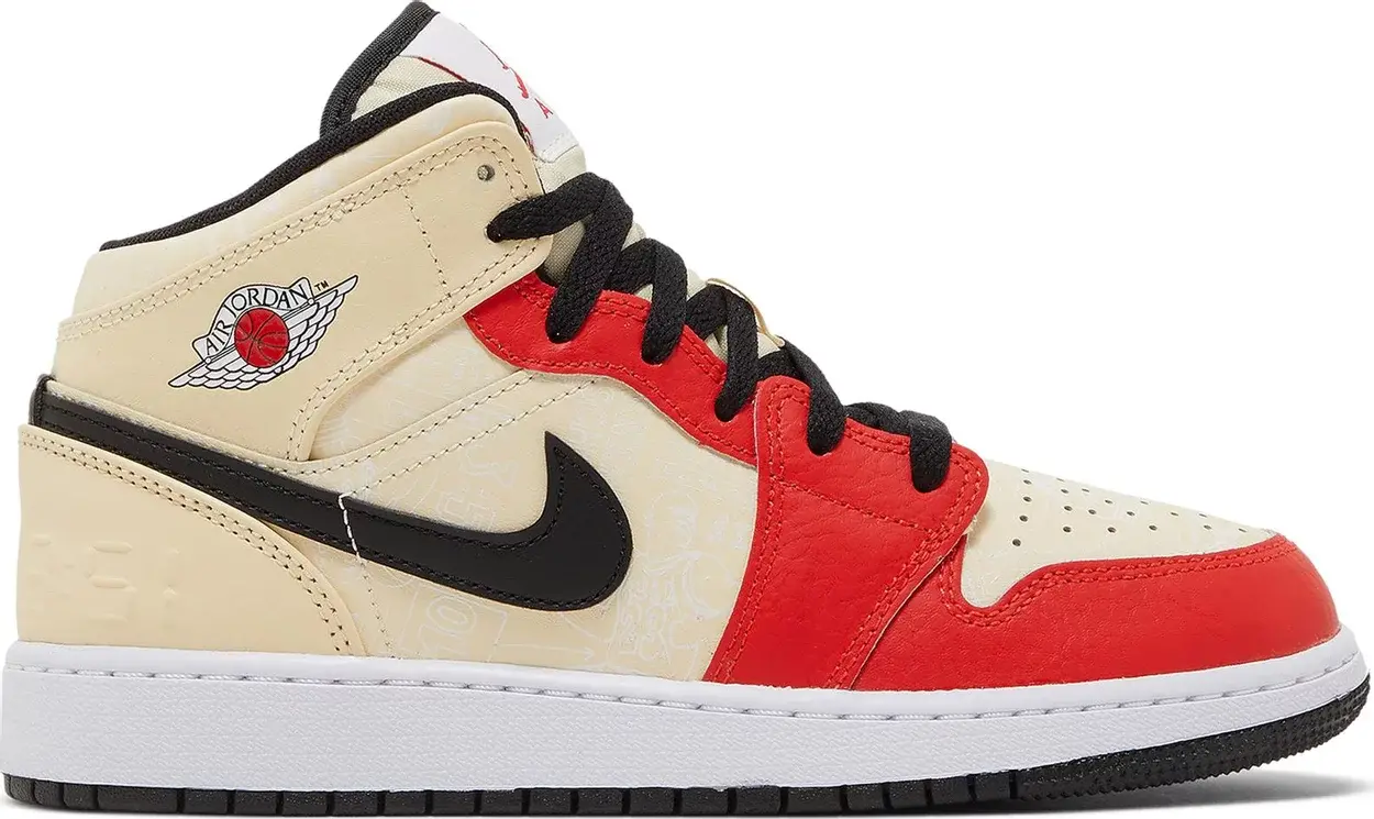 Giày Nike Air Jordan 1 Mid SS GS 'Dunk Contest' DV7012-100