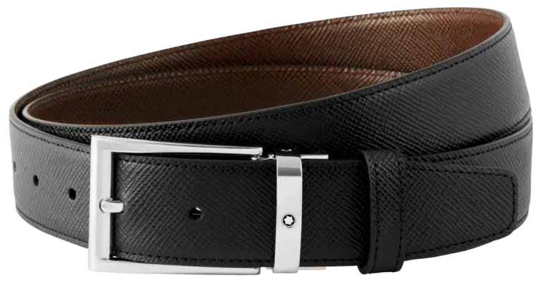 Dây Lưng Montblanc Reversible Cut-to-Size Business Belt 'Black Brown' 118436