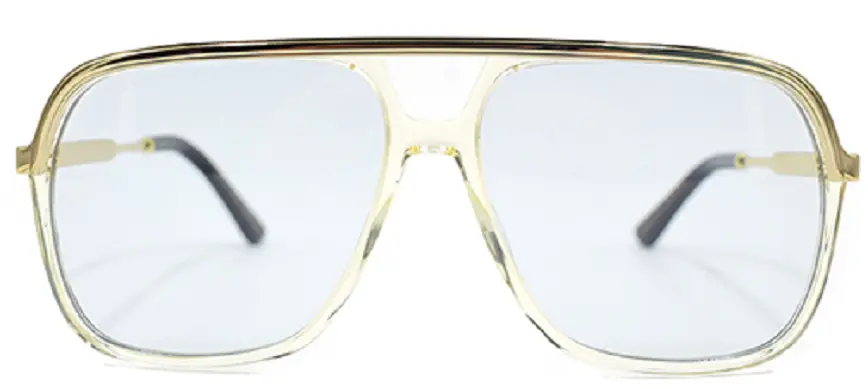 Kính Gucci 'Yellow Light Blue Gold' GG0200S-005
