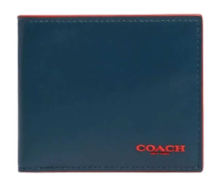 Ví Coach ID Biilfold Wallet In Colorblock Aegean Sport Red S0EPNXSNC0