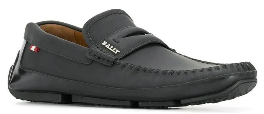 Giày Bally Men's Black Pintos Leather Loafers 'Black' 6222970