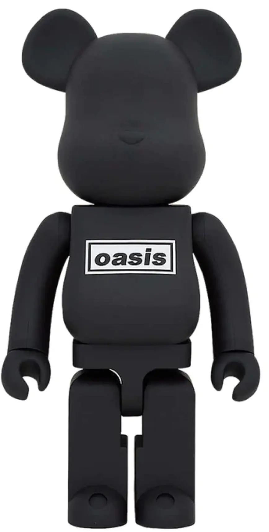 Mô Hình Oasis Bearbrick 1000% 'Black Rubber' 15498-BLK