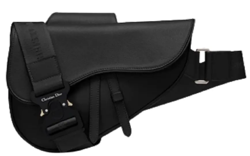 Túi Dior Saddle Bag Black Grained Calfskin 1ADPO093YMJ-H00N