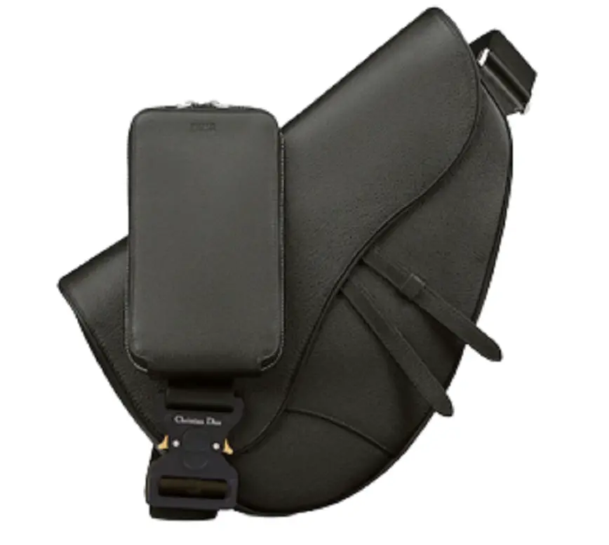 Túi Dior Maxi Saddle Bag Black 1ADPO211YMJ-H00N