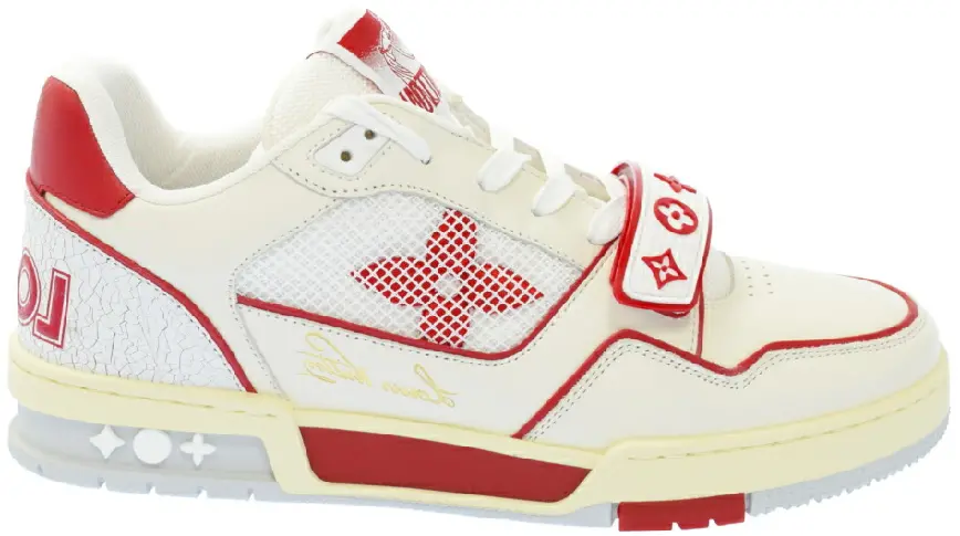 Giày Louis Vuitton LV Trainers 2021 'Red Royal' 1A98VI