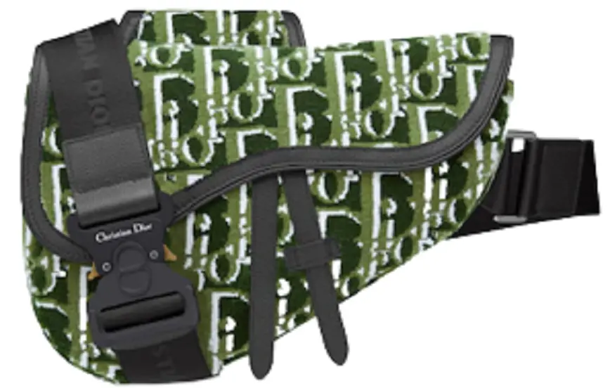 Túi Dior Saddle Bag Olive and Black 1ADPO238VOY-H09E