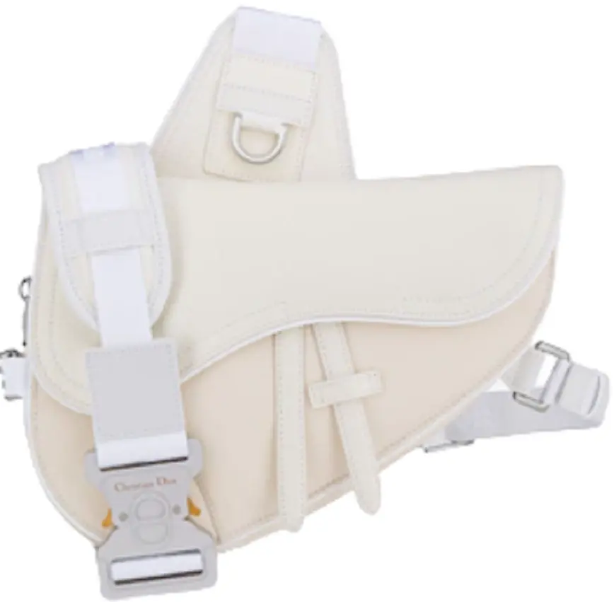 Túi Dior Sacai Saddle Bag Cream 1ADPO246USC-H60E