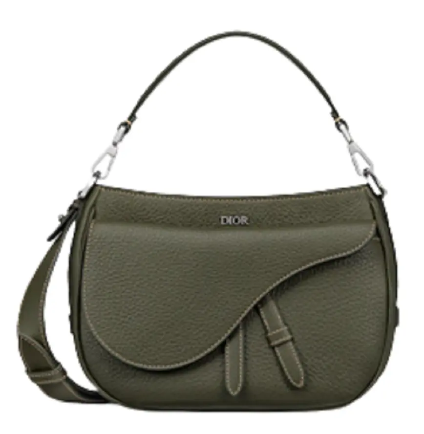 Túi Dior Mini Saddle Soft Bag Olive 1ADHO033ULC-H620