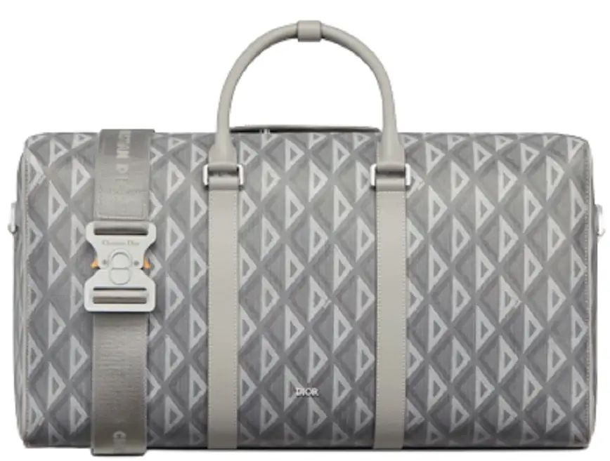 Túi Dior Lingot 50 Duffle Bag Grey 1ADDU115CDP-H42E