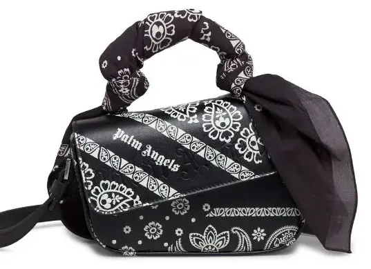 Túi Palm Angels Bandana 'Black White' PWNP004F21LEA0011001