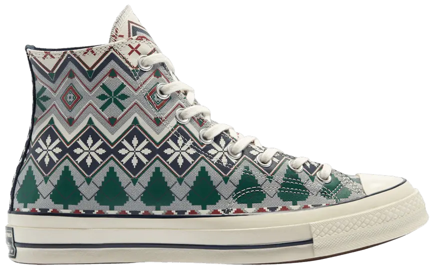 Giày Converse Chuck 70 High 'Holiday Sweater Ash Stone' 169352C