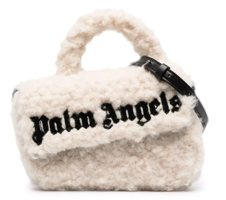 Túi Palm Angels Shearling Crash Bag PWNP002F21LEA0040110
