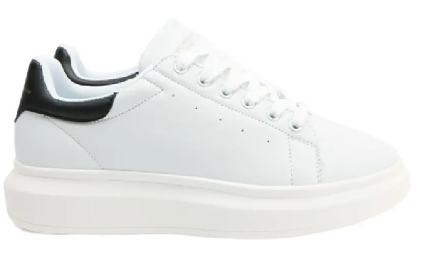 Giày Domba High Point White Black H-9111