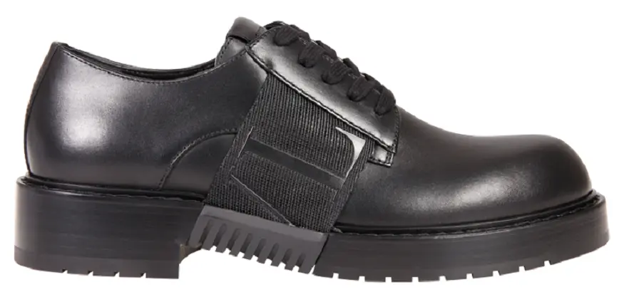 Giày Valentino Garavani Logo Rubber Band Black WY2S0E54-PPW-0NO
