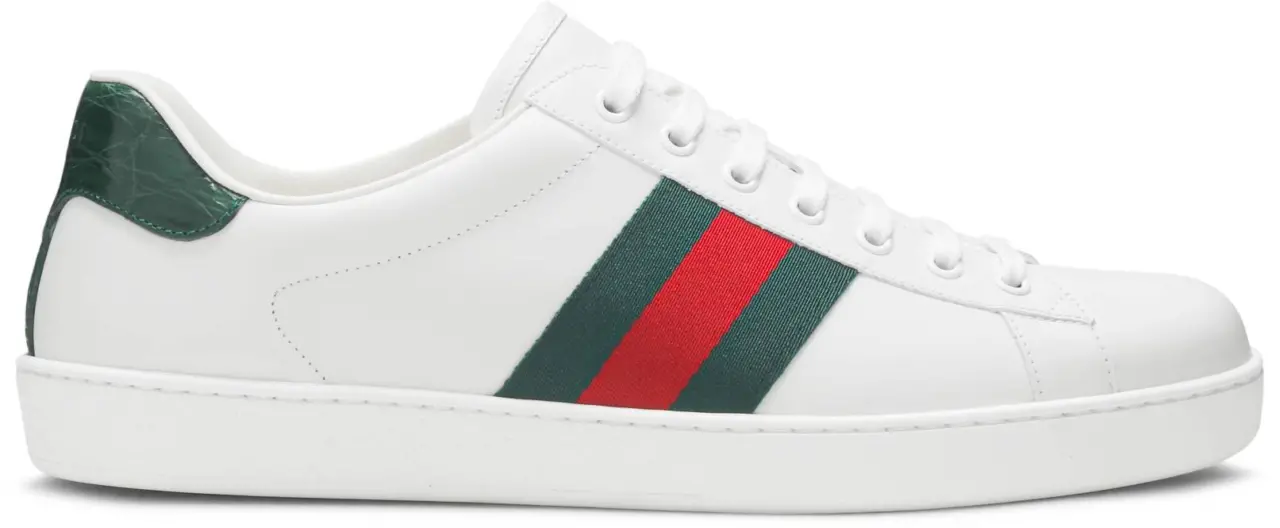 Giày Gucci Ace Leather 'White' 386750-A3830-9071