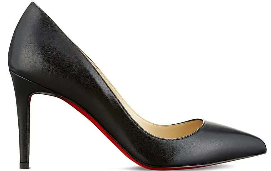 Giầy Cao Gót Christian Louboutin Pigalle Nappa Shiny 85 Black 3160522BK01