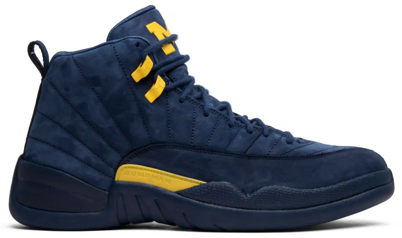 Giày Nike Air Jordan 12 Retro 'Michigan' BQ3180-407