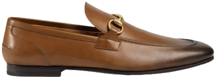 Giày Gucci Jordaan Leather 'Brown' 406994BLM002535