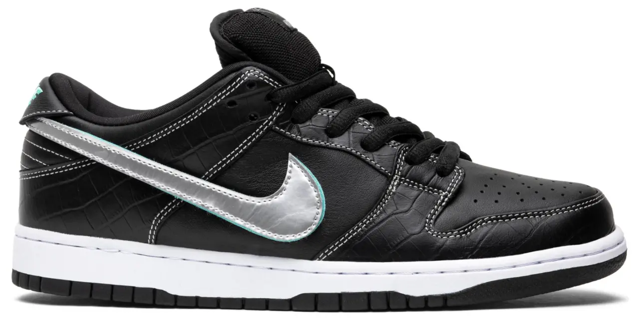 Giày Nike Diamond Supply Co. x Dunk Low Pro SB 'Black Diamond' BV1310-001