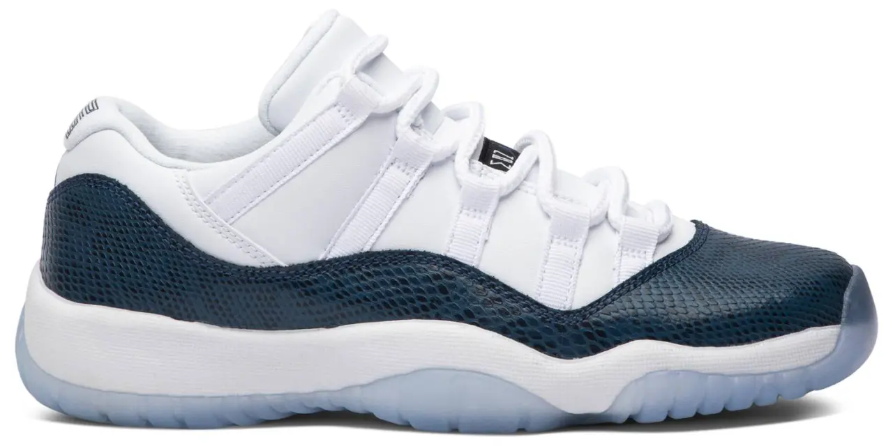 Giày Nike Air Jordan 11 Retro Low GS 'Navy Snakeskin' 2019 CD6847-102