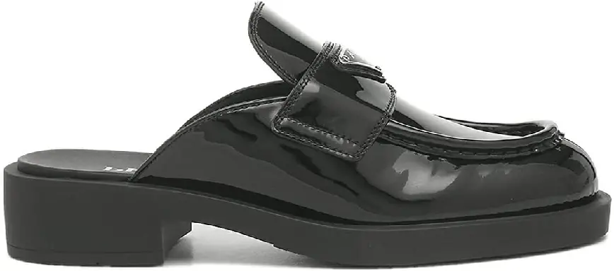 Dép Prada Logo Brushed 'Black' 1D652M JHR F0002