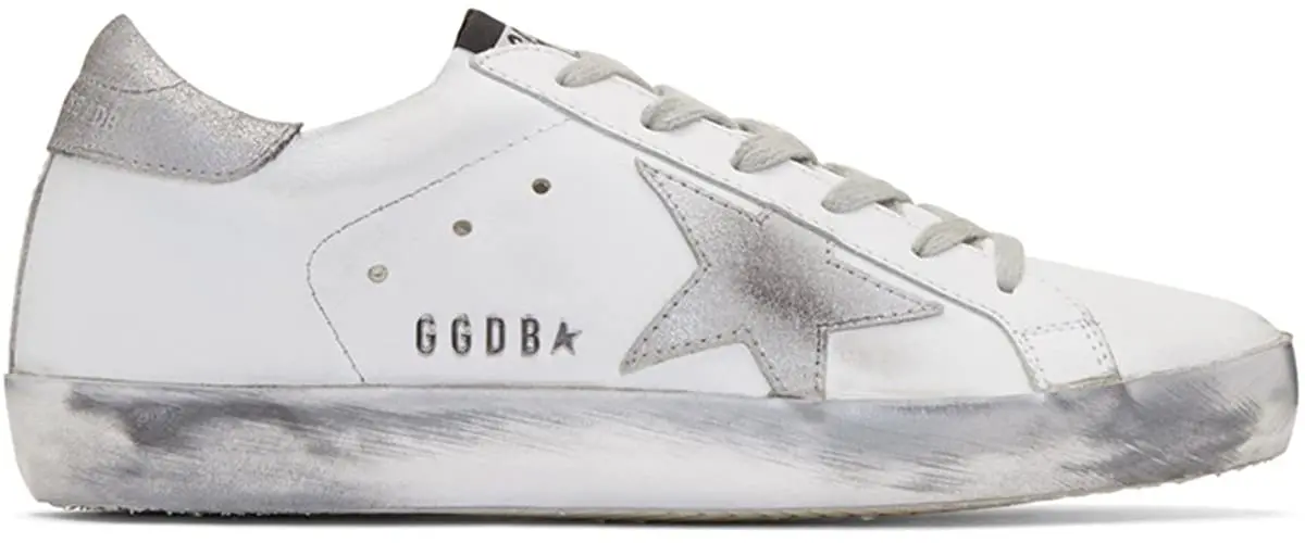 Giày Golden Goose Wmns Superstar Sparkle 'Silver' GCOWS590-E36