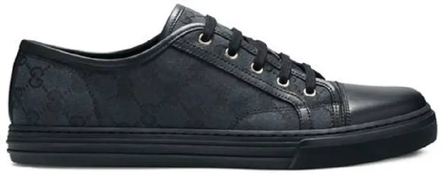Giày Gucci GG Canvas Low 'Grey Black' 426189-KQWM0-1948