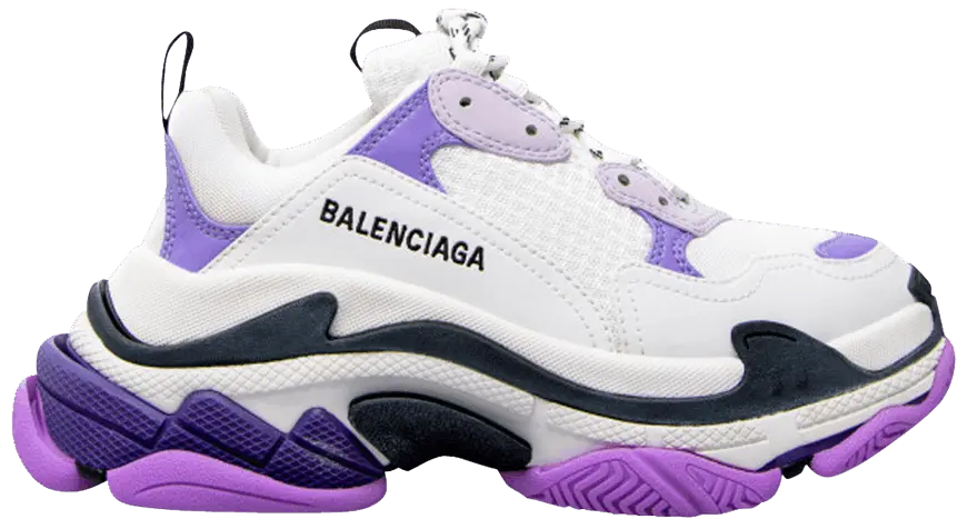 Giày Balenciaga Triple S Sneaker White Lilac 524039-W09OM-9055