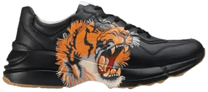 Giày Gucci Rhyton Leather 'Tiger Print' 548635-DRW00-1000