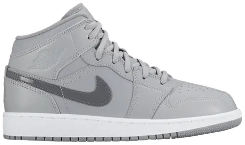 Giày Nike Air Jordan 1 Mid BG 'Wolf Grey' 554725-033
