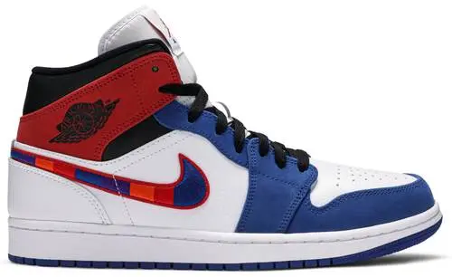 Giày Nike Air Jordan 1 Mid 'Multicolor Swoosh' 852542-146