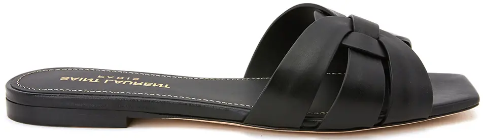 Dép Saint Laurent Nupier 'Black' 571952-BDA00-1000