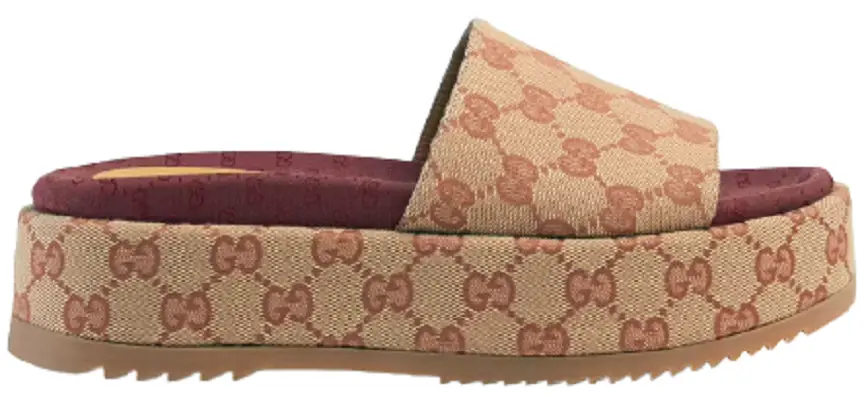 Giày Gucci Women's Original GG Slide Sandal ‎573018-KQW00-8366