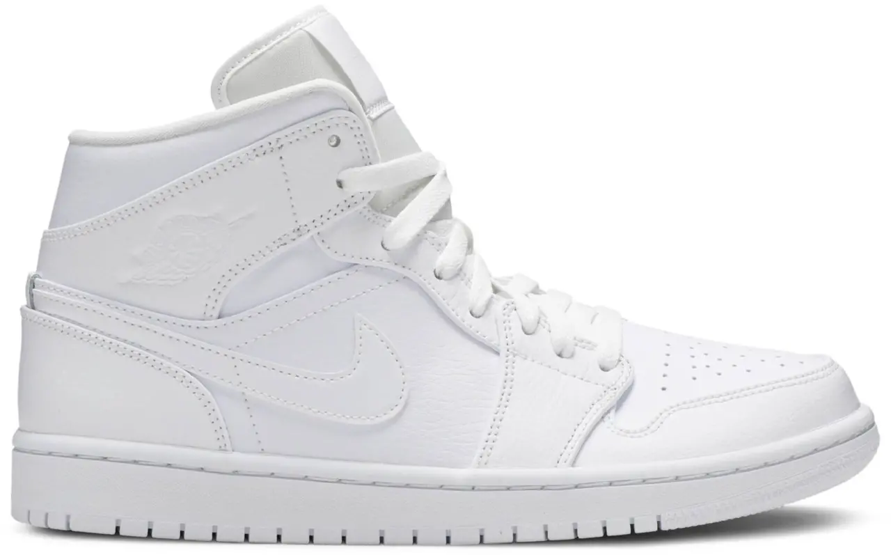 Giày Nike Air Jordan 1 Mid 'White' 554724-126