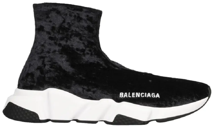 Giày Balenciaga Wmns Speed Trainer 'Crushed Velvet' 593169-W1I82-1021