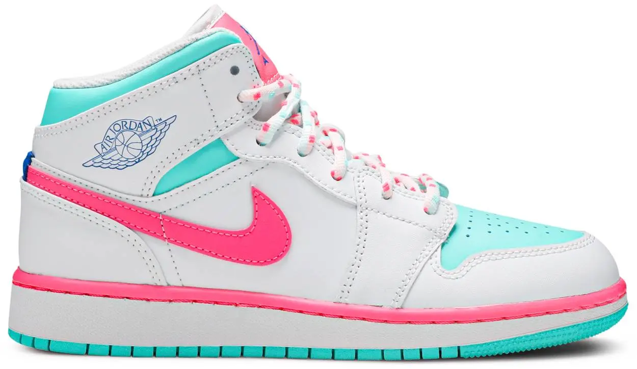 Giày Nike Air Jordan 1 Mid GS 'Digital Pink' 555112-102