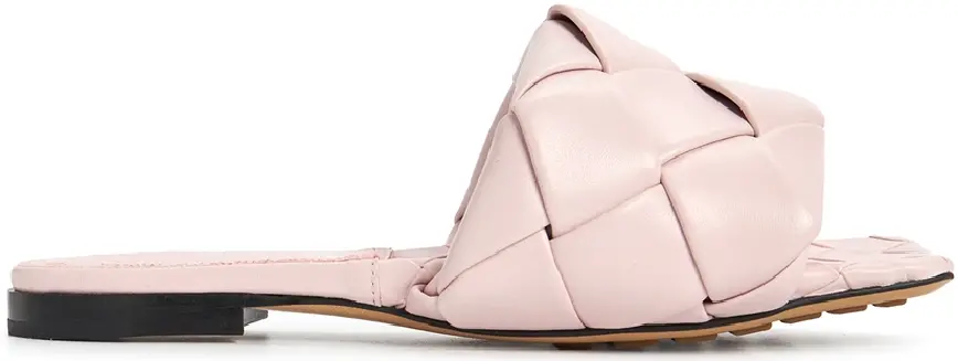 Dép Bottega Veneta Intrecciato Lido 'Pink' 608853-VBSS0-5071