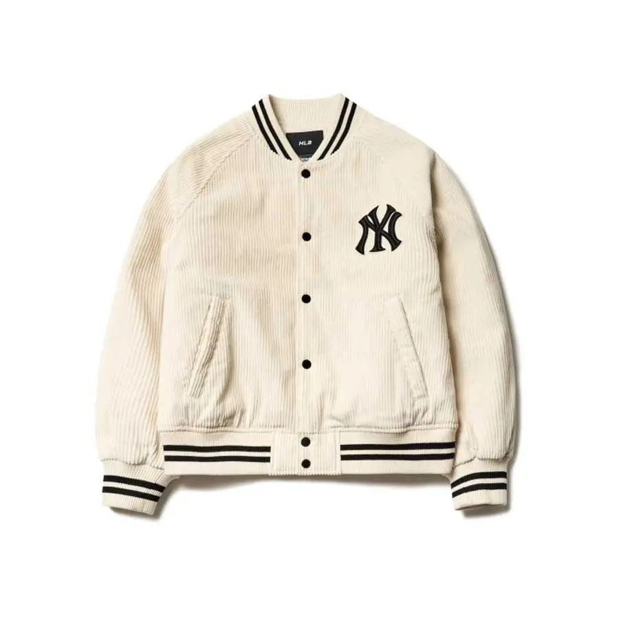 Áo MLB Bomber Basic Padded Corduroy Baseball Jumper NY Yankees 3AJP02016-50CRS