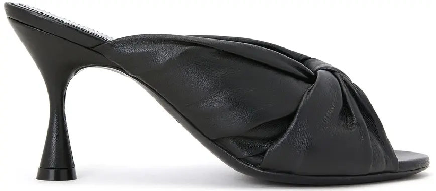 Giày Balenciaga Drapy Mules 'Black' 617574-WA2M0-1000