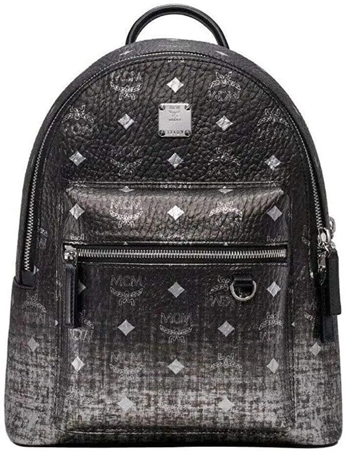 Túi MCM Small Backpack Gradation Visetos Black MMK9AVE18SV001