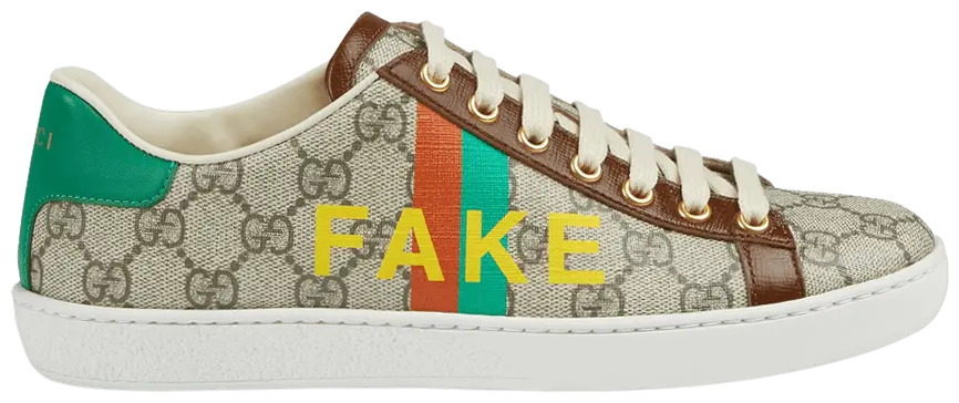Giày Gucci Ace 'Fake Not Print' 636359-2GC10-8260